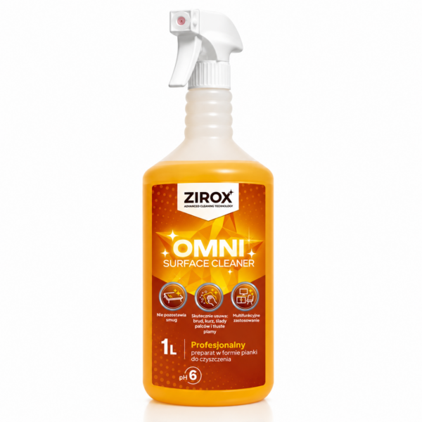 ZIROX OMNI 1L uniwersalna pianka do czyszczenia mebli i powierzchni